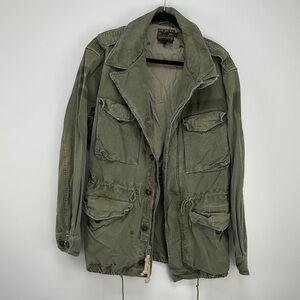 Ralph Lauren Men's Green Military Style Jacket